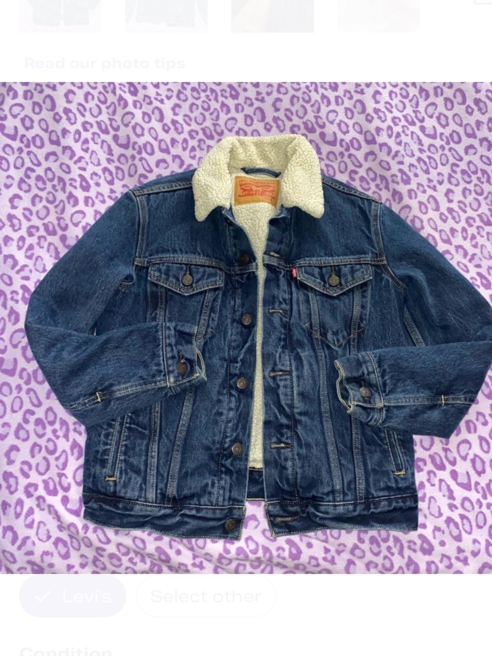 Levi’s Denim Jacket w. Sherpa Lining
